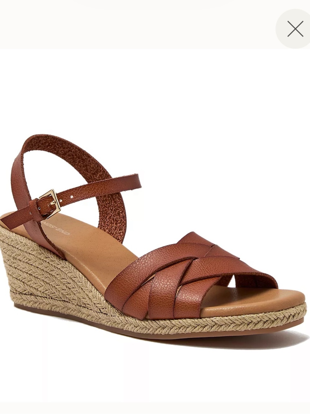 Lands' End Espadrille Wedges